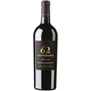 Anniversario 62 Primitivo di Manduria 2019