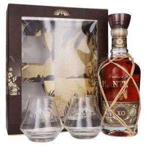 Planteray XO Rum 2 Glass Gift Set