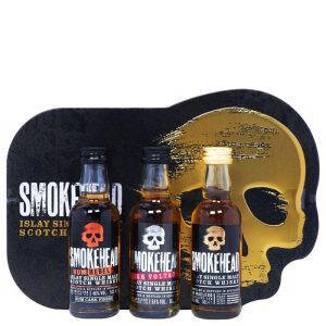 Smokehead Single Malt 5cl trio gift set